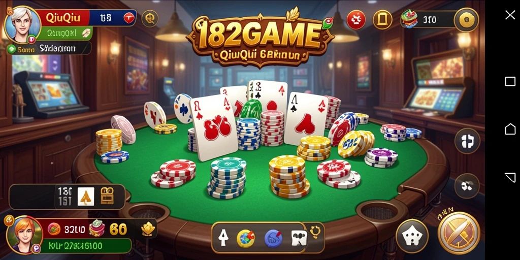 Screenshot utama menampilkan gameplay QiuQiu yang seru.