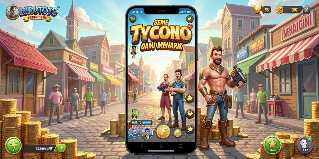 Gameplay BIRUTOTO yang menyenangkan dan memikat di dunia Tycoon.