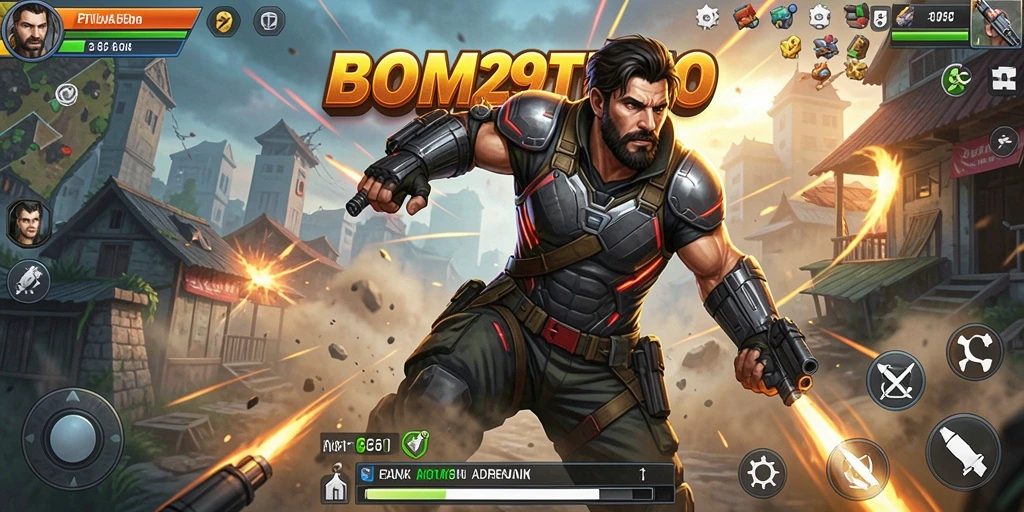 Screenshot yang menunjukkan gameplay menegangkan dari BOM29TOTO.
