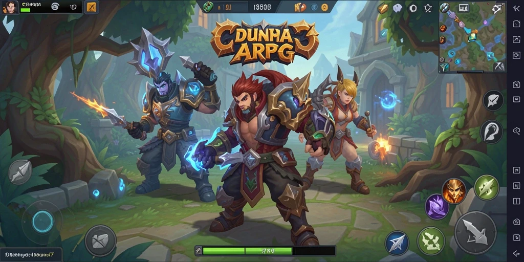 Tampilan gameplay yang dinamis dan penuh aksi di CEMARA77.