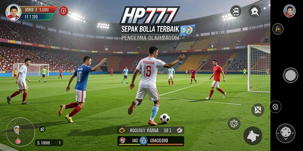 Tampilan gameplay <strong>HP777</strong> yang menegangkan dalam aksi sepak bola.