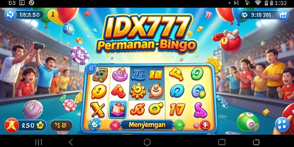Tangkapan layar gameplay Bingo yang seru di IDX777.