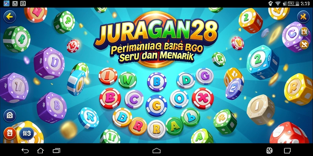 Screenshot JURAGAN28 menampilkan keseruan permainan Bingo yang interaktif.