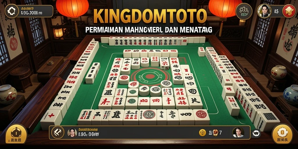 Tampilan gameplay KINGDOMTOTO yang seru dalam puzzle Mahjong.
