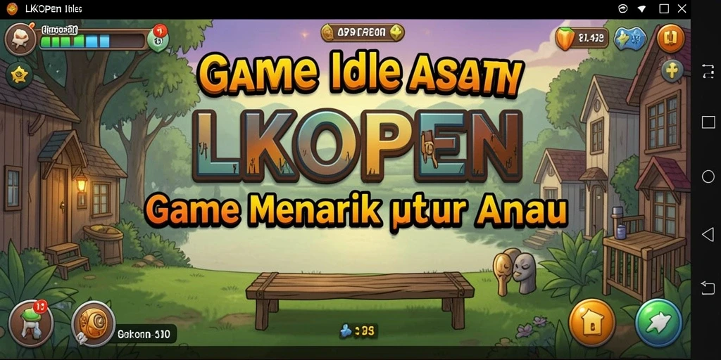 Screenshot gameplay <strong>LKOPEN</strong> yang menunjukkan aksi menarik dalam permainan Idle.