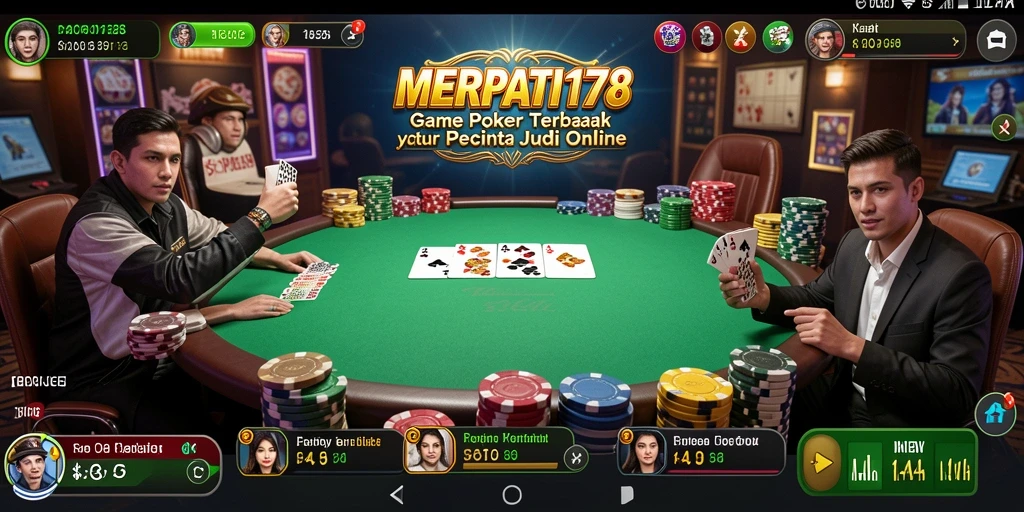 Gameplay seru MERPATI178 dalam permainan Poker yang menarik.