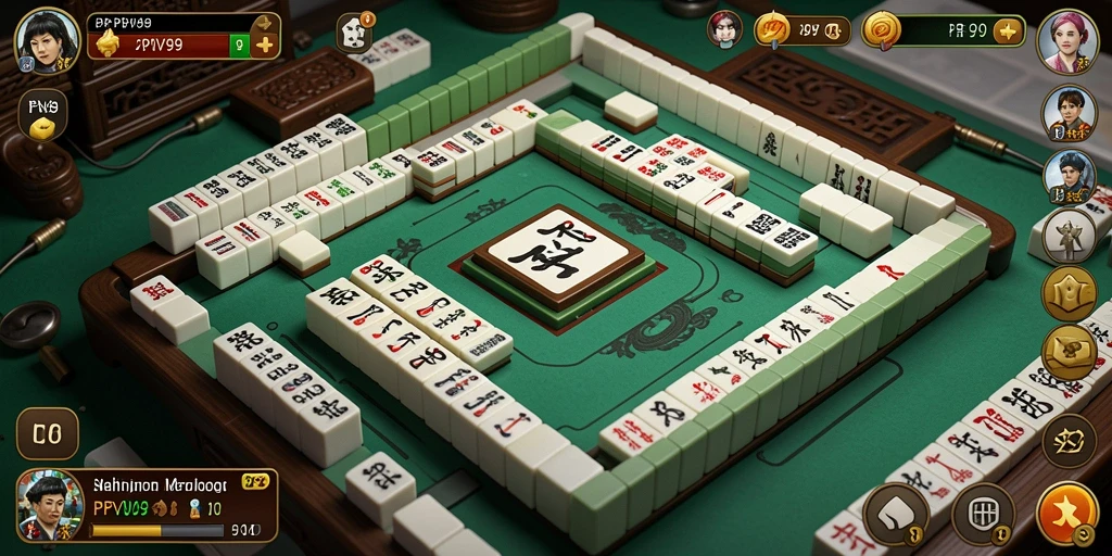 Tampilan gameplay PPV99 yang menarik dengan berbagai tantangan Mahjong.