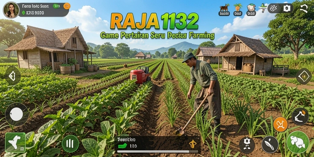Gameplay menarik di RAJA132 dengan lahan pertanian yang luas.