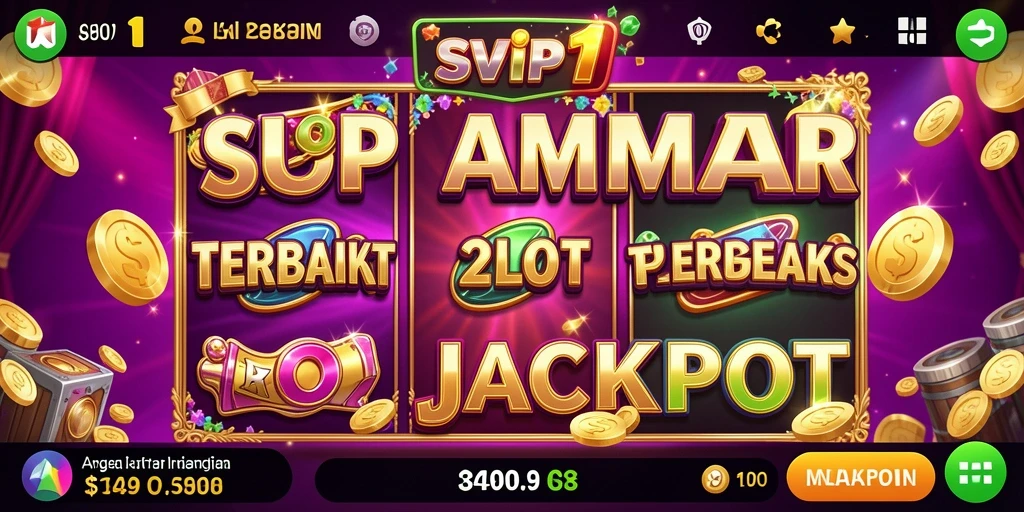 Tampilan gameplay menarik dari SVIP1 dengan berbagai tema slot.
