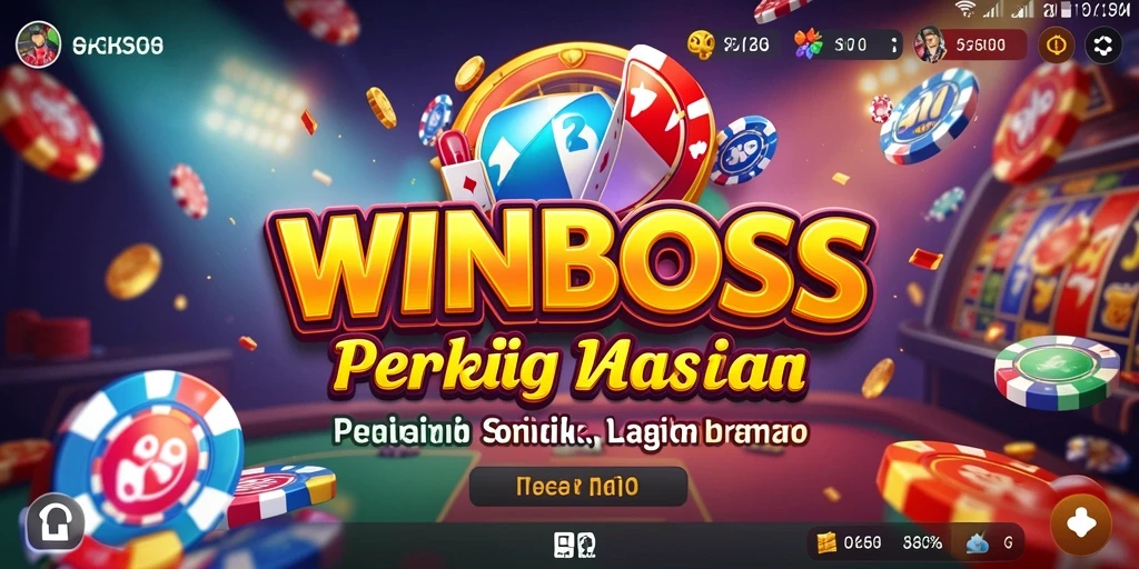 Screenshot gameplay Kasino dari WINBOSS yang menggembirakan.
